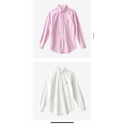Хлопковая рубашка Polo Ralph Laure*n - унисекс  Реплика с оригинального завода, отличного качества