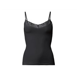 ESMARA® Lingerie ESMARA® Spaghettiträgerhemden Damen, 3 Stück, mit Bio-Baumwolle und Elasthan