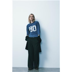 VARSITY WASHED EFFECT T-SHIRT