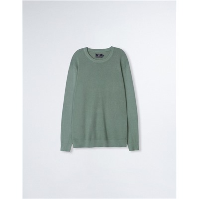 Knitted Jumper, Men, Dark Green