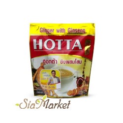 Чай Имбирь и Женьшень HOTTA 10 пакетиков по 15 гр