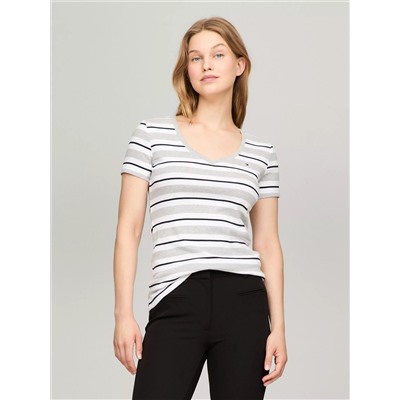 Stripe V-Neck Favorite T-Shirt