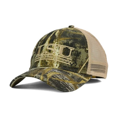 LSU Tigers NCAA Camo Mesh Bar Snapback Cap
