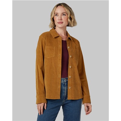 WOMEN'S CORDUROY SHIRT JACKET