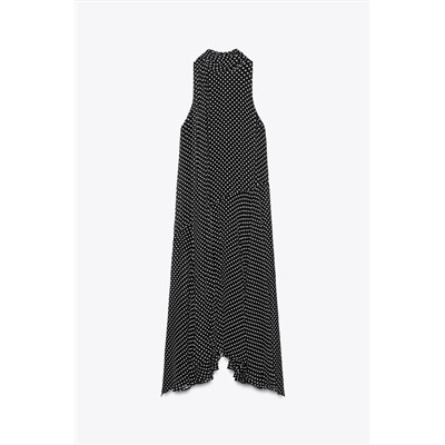 ZW COLLECTION HALTER POLKA DOT DRESS