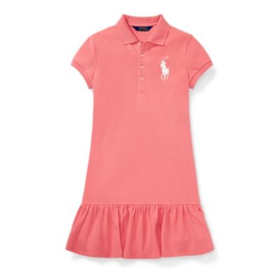 GIRLS 7-16 Big Pony Short-Sleeve Dress