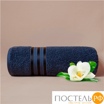 (1150) Полотенце 30х50 см Dome Harmonika Махра 440 г/м2, 1150 Темно-Синий