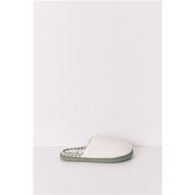 Zapatillas casa cerradas blanco Mafalda