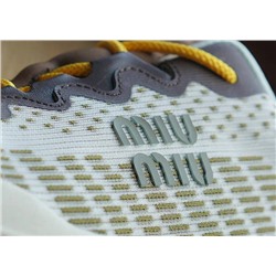 Женские тканевые кроссовки на высокой подошве Экспорт MI*U MI*U