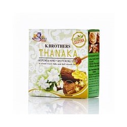 Мыло с танакой, медом, маслом кокоса и ароматом жасмина от K.Brothers  60 гр / K.Brothers Thanaka Jasmine & Honey Soap 60 gr
