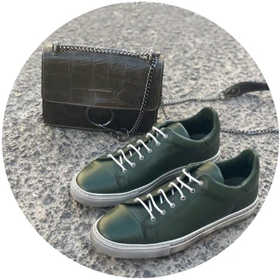 JOE SANCHEZ COR 19407 OLIVA+AB.Z · Pelle · 22-06 (430) ХАКИ АКЦИЯ