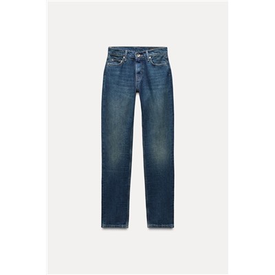 ZW COLLECTION STRAIGHT LOW-RISE JEANS