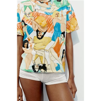 POCAS UNIDADES CAMISETA ESTAMPADA