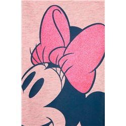 Camiseta Minnie Disney Rosa jaspeado