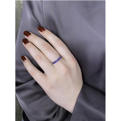 Серьги из серебра с фианитами родированные 925 пробы с-7208р232