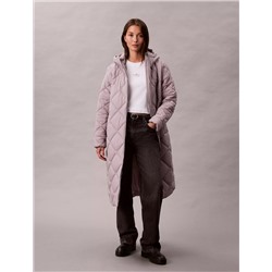 Long Hooded Puffer Jacket