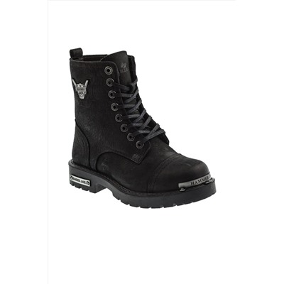 Hammer JackSiyah Yıkama Nubuk Kadın Bot 102 17600-g
