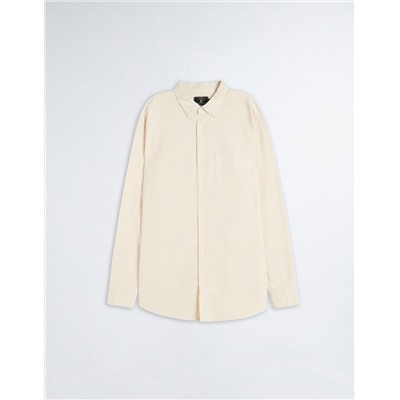 Pocket Striped Oxford Shirt, Men, Yellow