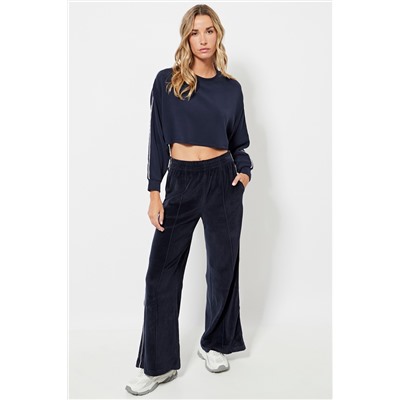 Pantalón de terciopelo - Azul marino