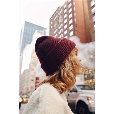TURN-UP KNIT BEANIE