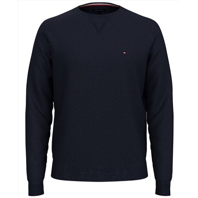 Tommy Hilfiger Men's Signature Solid Crew Neck Sweater