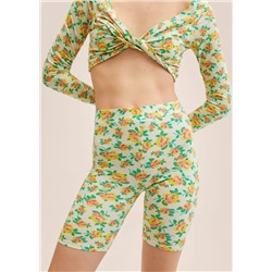 Leggings estampado floral -  Mujer | MANGO OUTLET Melilla