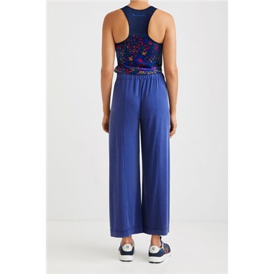 Pantalón cropped pata ancha