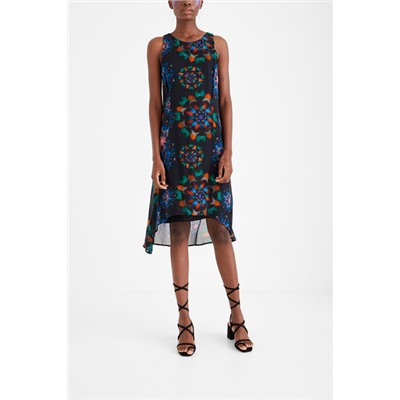 Vestido estampado galáctico