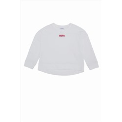 Çocuk Ekru Basic Sweatshirt