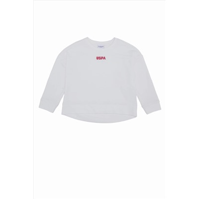 Çocuk Ekru Basic Sweatshirt