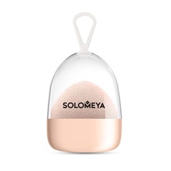 [SOLOMEYA] Спонж для макияжа СУПЕР МЯГКИЙ косметический ПЕРСИК Super Soft Blending Sponge Peach, 1 шт