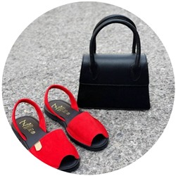 Ab.Zapatos • 3106-8 • fuego+AB.Z PELLE JOLI (390) negro