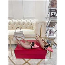 Новая весенняя модель французского стиля  Женские туфли   Valentin*o 🤍  Реплика 1:1