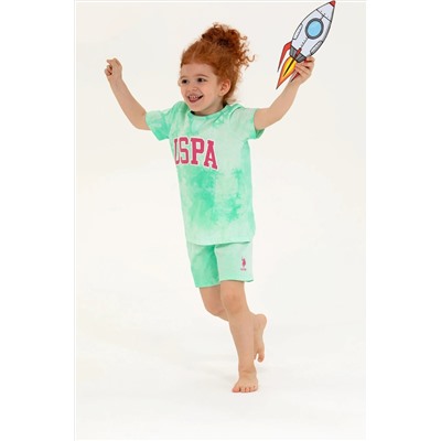 Kız Çocuk Mint Pijama Takımı
