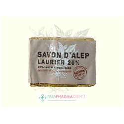 Aleppo Soap Savon d'Alep Laurier 20% Peaux Très Sèches et Intolérantes Visage et Corps 200g