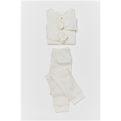 KIDS/ PIJAMA RIB FLORES