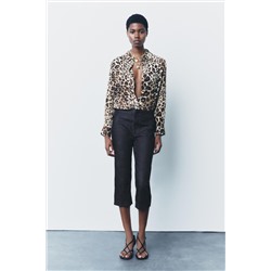 ZW COLLECTION MID-RISE CAPRI TROUSERS