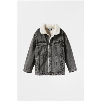 CAZADORA DENIM BORREGUILLO