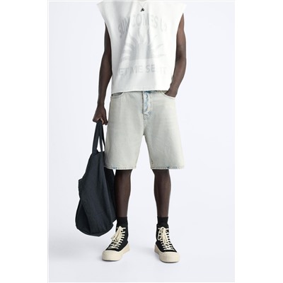 BERMUDA DENIM STRAIGHT FIT