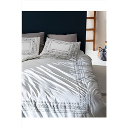 Madame Coco Arber Çift Kişilik Nevresim Takımı - Gri 1KNTCC0670-8682116763479