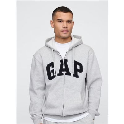 Relaxed Gap Logo Zip Hoodie