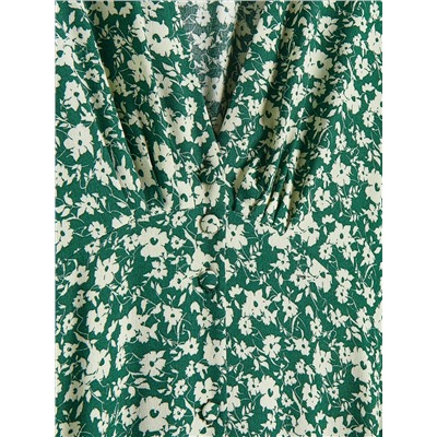 EcoVero™ Gemusterte Bluse