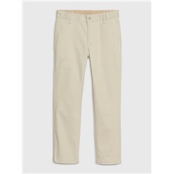 Kids Uniform Relaxed Fit Khakis with Gap Shield