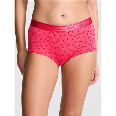 Logo Cotton Boyshort Panty