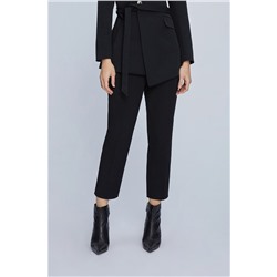 Pantalón recto Negro