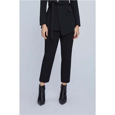 Pantalón recto Negro