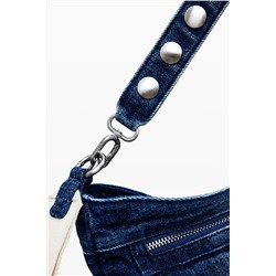 Bolso de hombro denim