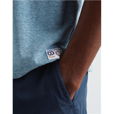 Contrast T-shirt, Men, Grey