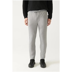 Avva Erkek Gri Örme Relaxed Fit Rahat Kesim Jogger Pantolon A31y3027 A31Y3027