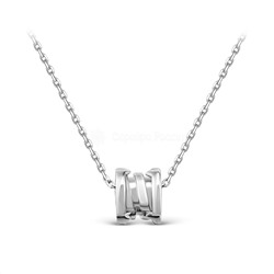 Колье из серебра родированное 925 пробы 440-10-413р